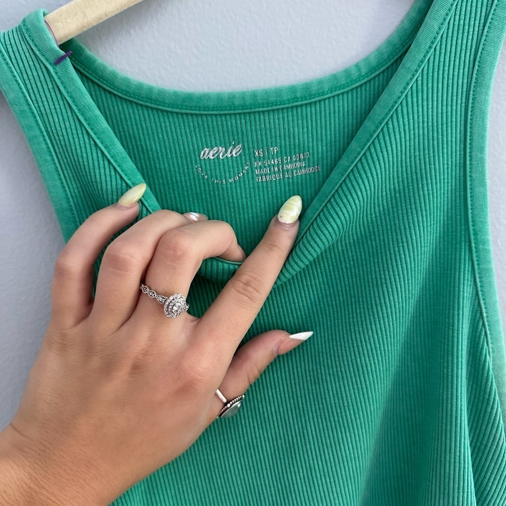 Aerie Green Tank - Picture 3 of 3